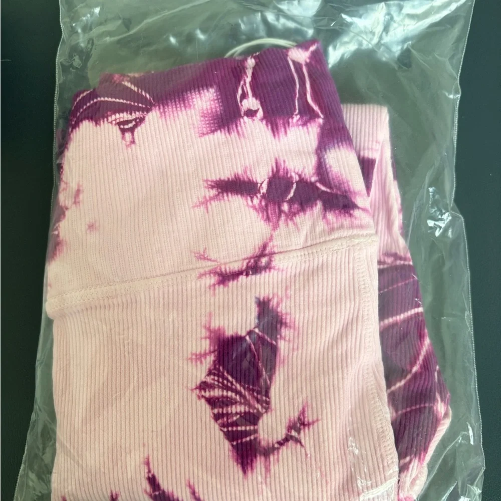 Avocado Renee 7/8 Rib Leggings Tie-Dye NEW S - Picture 3 of 5